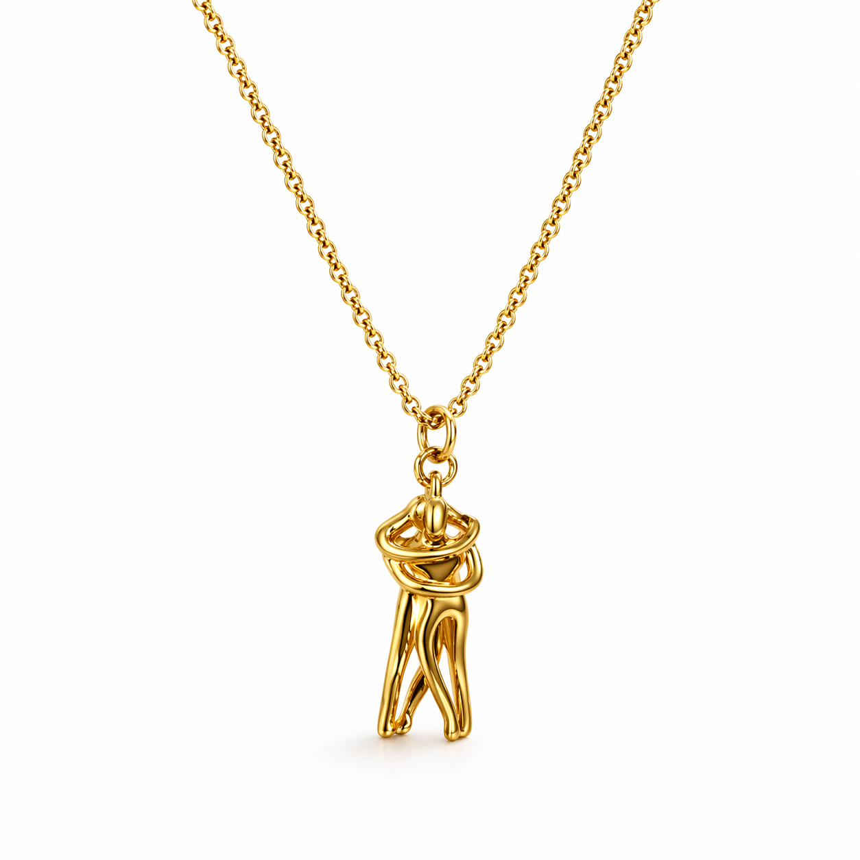 🤍 Collier « Hug » – Symbole d’amour et de protection